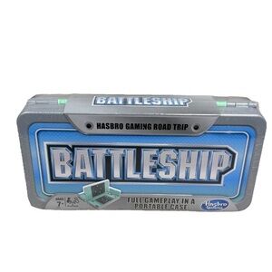 Hasbro Gaming Road Trip Series BATTLESHIP - Portable Case Travel Game New Sealed